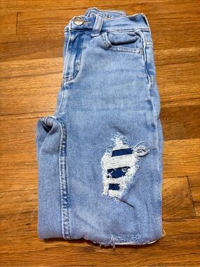 Justice Light Blue Denim Jeans - Girls
